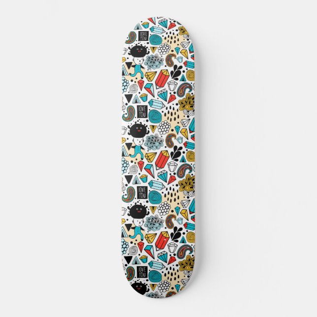 Crazy head skateboard (Front)