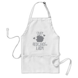 Crazy Hedgehog Lady Standard Apron