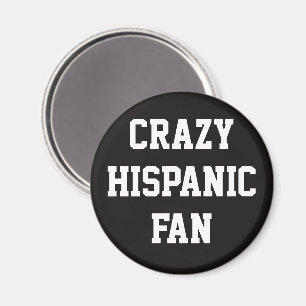 Crazy Hispanic Fan, Funny Basketball Mexican Proud Magnet