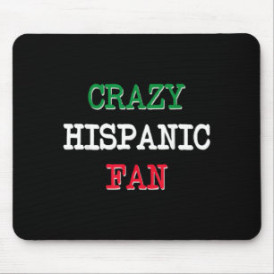 Crazy Hispanic Fans Basball Mouse Pad