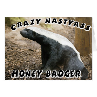 crazy honey badger
