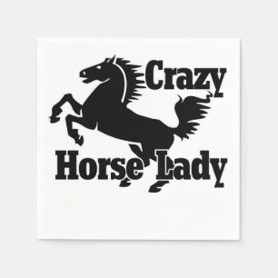 Crazy Horse Lady Napkin