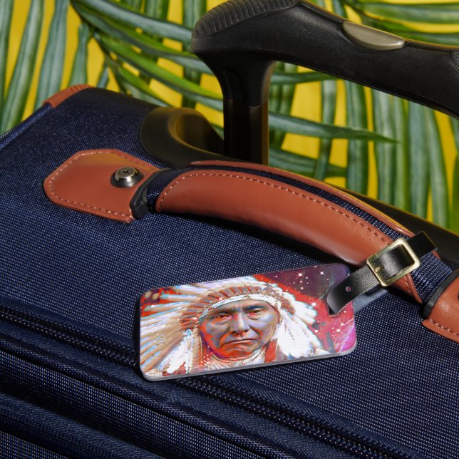 Crazy Horse Luggage Tag (Front Insitu 3)