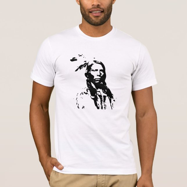Crazy Horse Native American T-Shirt (Front)