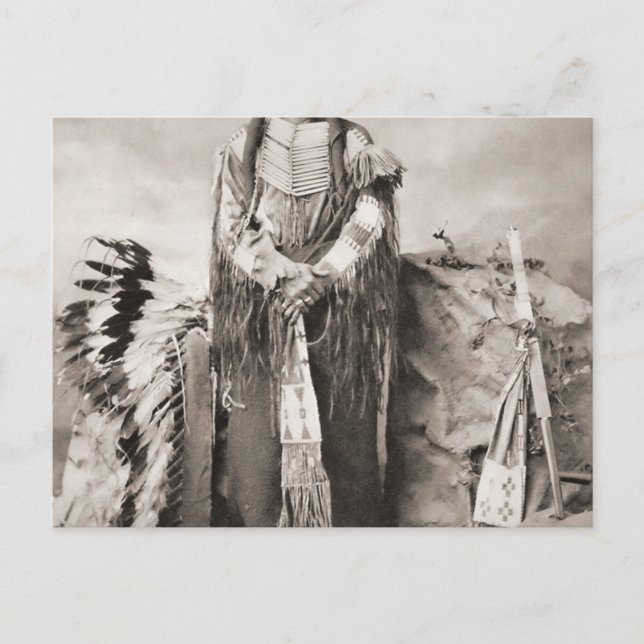 Crazy Horse Portrait Postcard (Front)