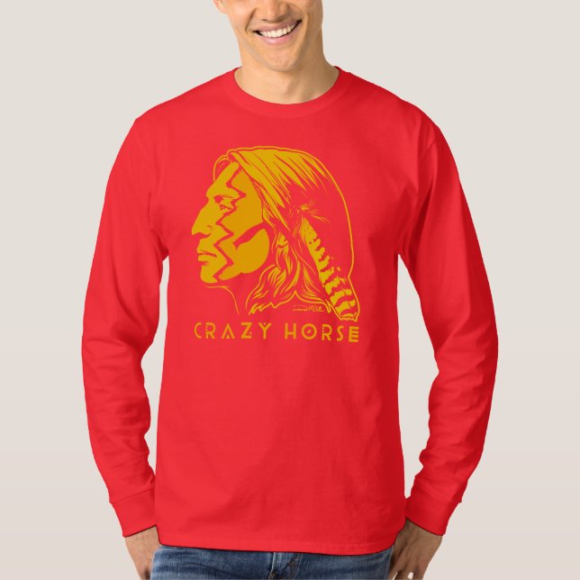 Crazy Horse War Paint T-Shirt (Front)