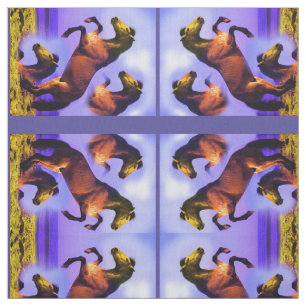 Crazy horses fabric