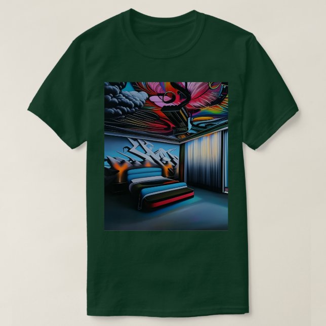 crazy hotel room T-Shirt (Design Front)