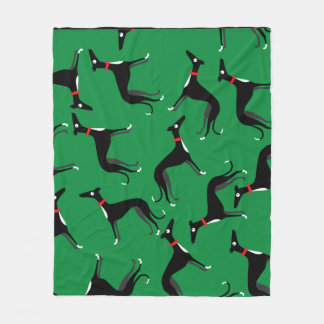 Crazy Hounds Fleece Blanket