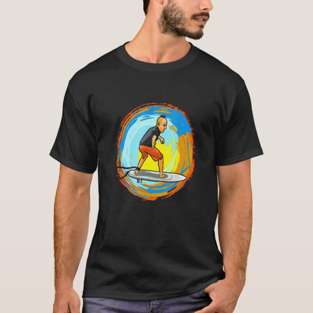 Crazy Hydrofoil Surfer T-Shirt (Front)