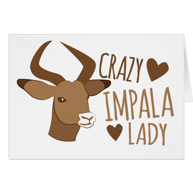 crazy impala lady (Front Horizontal)