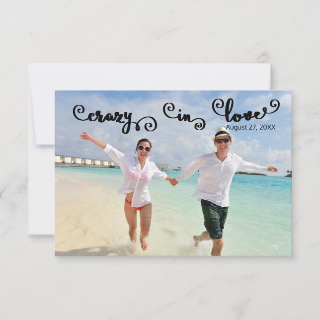 Crazy in Love  - 3x5 Save the Date (Front)
