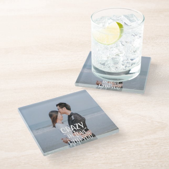 Crazy In Love With You Coaster (Angled)