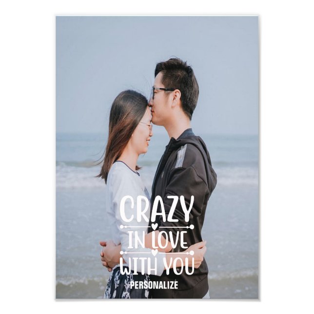 Crazy In Love With You Photo Enlargement (Front)