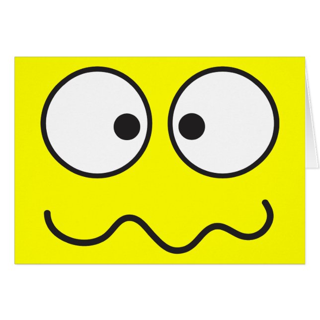 Crazy insane face cross eyed (Front Horizontal)