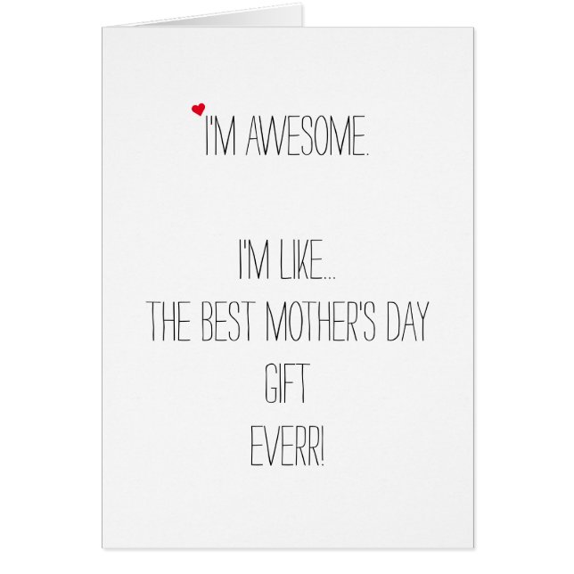 Crazy Insane Funny Humour Custom Mothers Day Mum (Front)