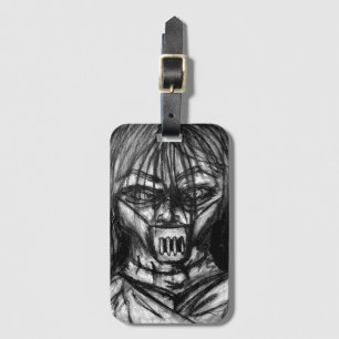 Crazy Insane Straitjacket of Insanity Luggage Tag