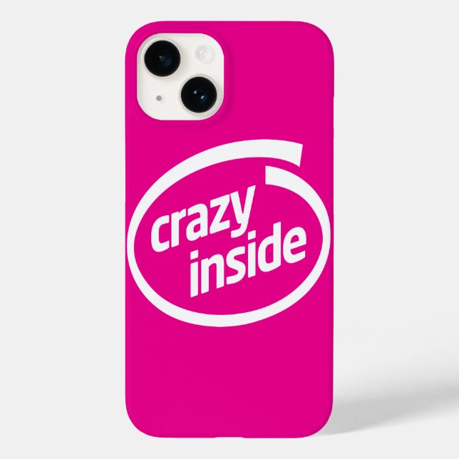 Crazy inside Case-Mate iPhone case (Back)