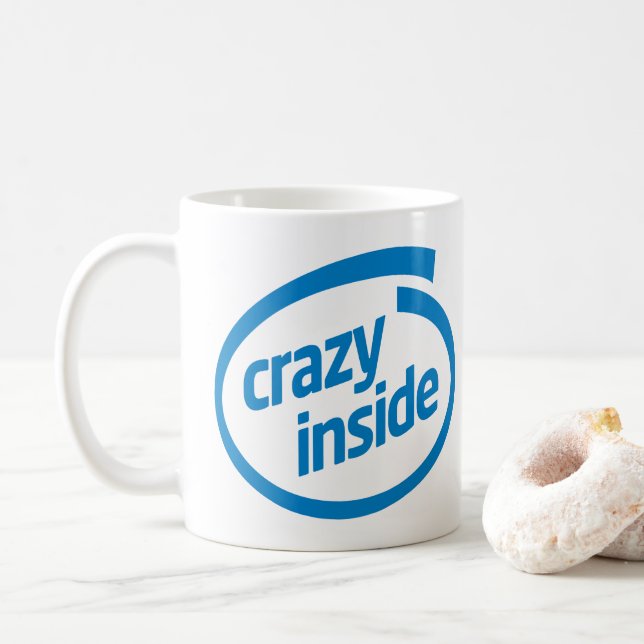 Crazy inside coffee mug (With Donut)