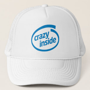 Crazy inside trucker hat