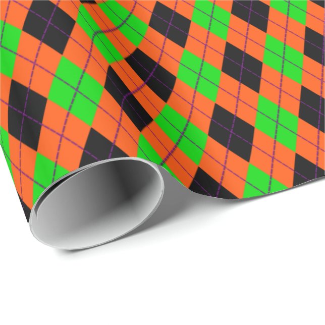 Crazy Kids Colours 02 Argyle Gift Wrapping Paper (Roll Corner)