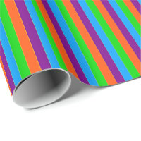 Crazy Kids Colours 06-Striped Gift Wrap