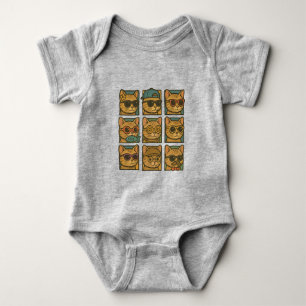 Crazy Kitty Club Baby Bodysuit