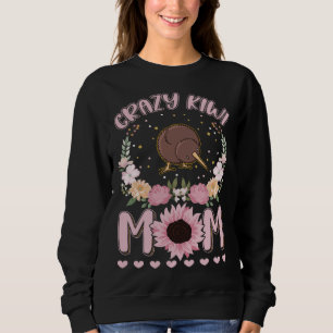 Crazy Kiwi Mom Kiwi Bird Girl Sweatshirt