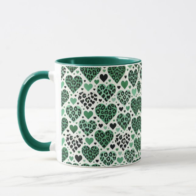 Crazy Love (Green) Mug (Left)