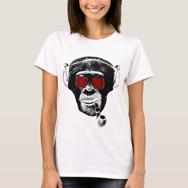 crazy monkey T-Shirt (Front)