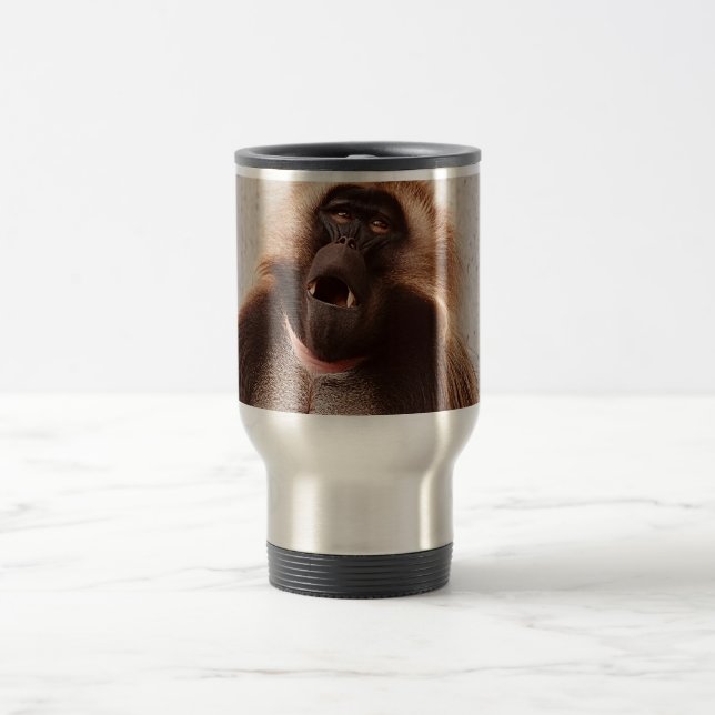 Crazy Monkey Travel Mug (Center)