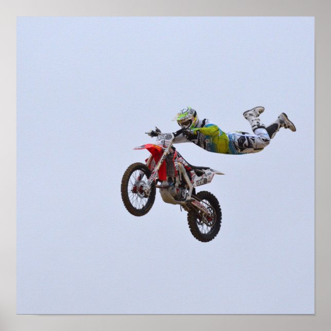 Crazy Motocross Poster (Front)