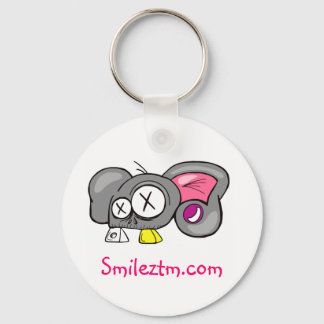 Crazy Mouse Head Design Key Ring