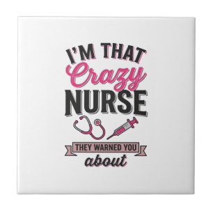 Crazy Nurse Quote Vintage Engraving Shirt Design_1 Tile