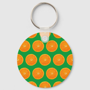 Crazy on Clementines - Green Key Ring