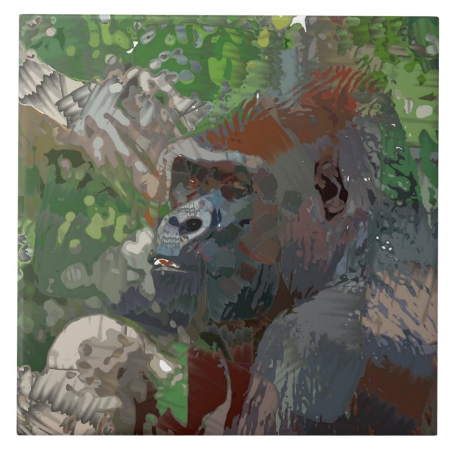 Crazy Paint - Gorilla Tile (Front)