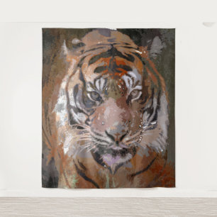 Crazy Paint -  Tiger Tapestry