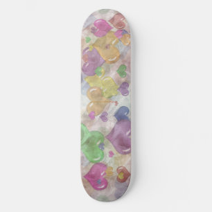 Crazy Pattern Rainbow Hearts Girls Skatedeck Skateboard