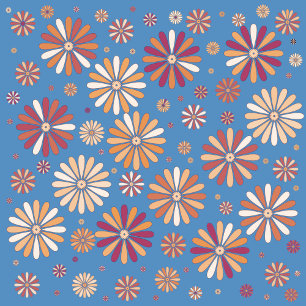 Crazy pattern round cushion