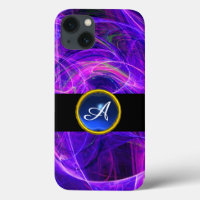 CRAZY PHOTON BLUE SAPPHIRE GEM STONE MONOGRAM