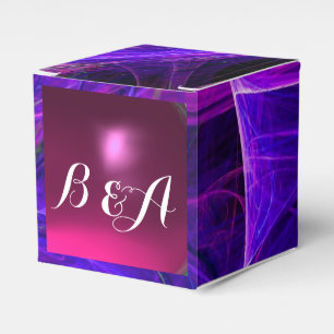 CRAZY PHOTON GEMSTONE blue purple MONOGRAM Favour Box