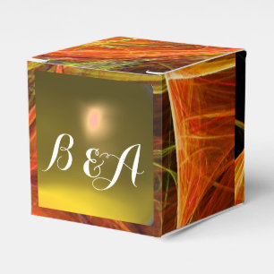 CRAZY PHOTON  GEMSTONE yellow MONOGRAM Favour Box