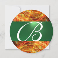 CRAZY PHOTON MONOGRAM yellow emerald green