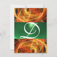 CRAZY PHOTON MONOGRAM yellow emerald green