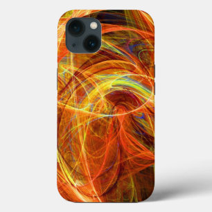 CRAZY PHOTON orange pink iPhone 13 Case