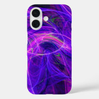 CRAZY PHOTON Purple Blue Fractal Swirls