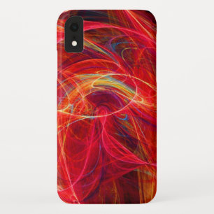 CRAZY PHOTON Red Yellow Fractals,Swirls,Abstract Case-Mate iPhone Case