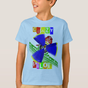 crazy pilot T-Shirt