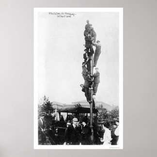 Crazy Pirates Basefall Fans 1909 Poster