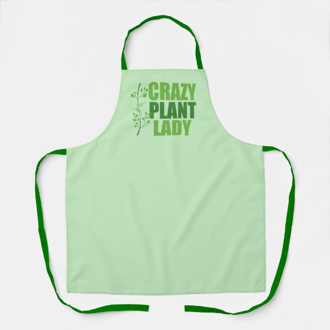Crazy Plant Lady Apron (Front)